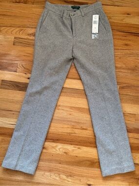 Ralph Lauren gray women’s career office trousers nwt size 6